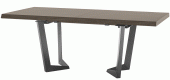 Elite Dining Table Brown  Silver Birch